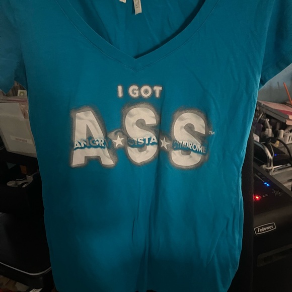 Tops - Blue Graphic Tee